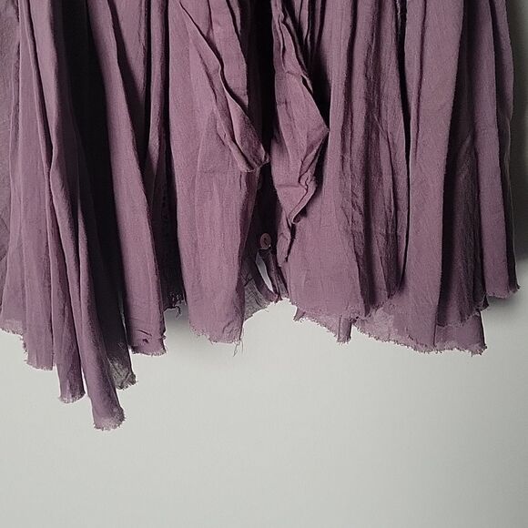 NWT Free People Sydney Dress XS Mini Purple Boho Embroidered Coquette Romantic - Picture 8 of 16